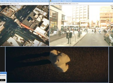 An image of how the 'We Used To Wait' video appears when the user selects 'Broadway' as their home town.