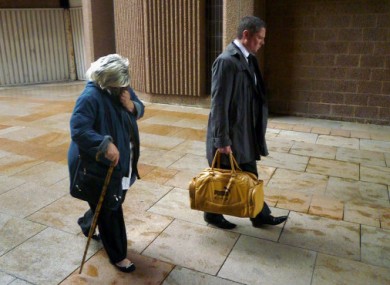 Bernadette Quirk, 55, arrives at Liverpool Crown Court today.