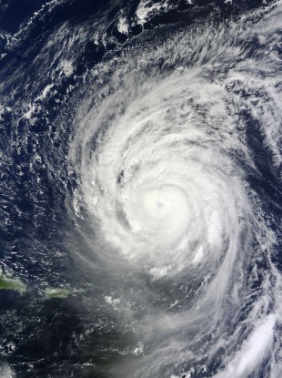 Hurricane Igor captured by the MODIS instrument on board the Terra satellite