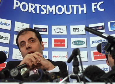 Andrew Andronikou believes there is still hope for Portsmouth, but if its takeover bid fails it will likely have to liquidate its assets.