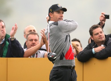 Harrington blew hot and cold at Celtic Manor - struggling in the tournament proper but shooting a 62 in the practice rounds.