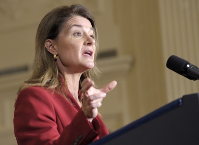 Melinda Gates: probably not too pushed about the new line of MacBook Airs.