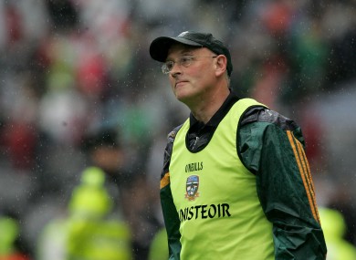 Eamonn O'Brien during Meath's All Ireland Senior Football Championship Quarter-Final against Kildare.