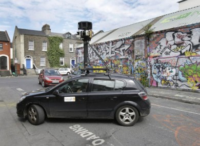 A Google Street View car in Dublin last year.