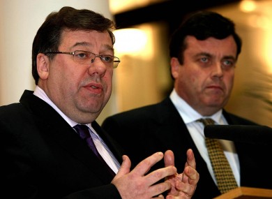 Brian Cowen and Brian Lenihan are expected to face new calls demanding that Ireland accept a bailout when Europe's finance ministers meet tonight.