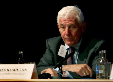 James Hamilton, the Director of Public Prosecutions.