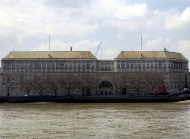 File photo of the MI5 building in London.