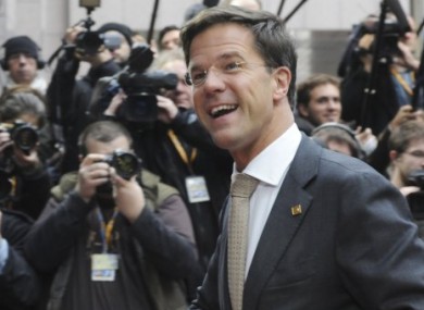 Dutch prime minister Mark Rutte's government has approved the country's contribution to Ireland's bailout.