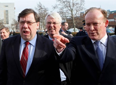 Conor Lenihan (right), in a piece for today's Evening Herald, said party activists believe Brian Cowen is a