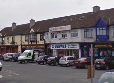 This building in Stillorgan was almost totally gutted by the fire, with flames 20 feet high at their peak.