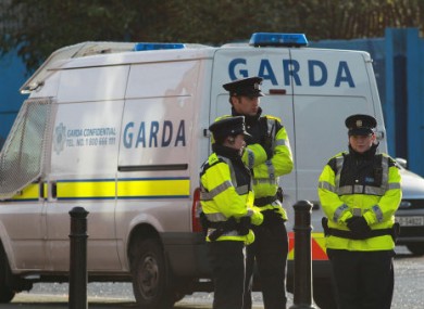 File photo of gardaí.