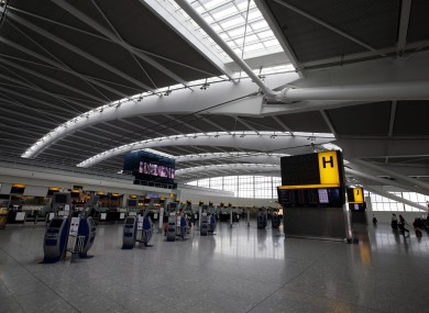 Terminal 5 at Heathrow Airport. File Photo