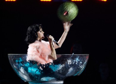 Katy Perry performs at the 2009 EMAs in Berlin - this year's awards will take place in Belfast, the station has confirmed.