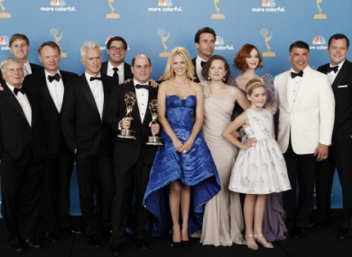 Photo of Mad Men cast in August 2010.