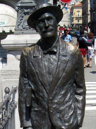 A statue of James Joyce in Trieste. Joyce lived in the northern Italian town in 1919 when he wrote the auctioned letter to Carlo Linati.