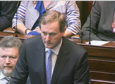 Enda Kenny has been the main questioner at Leaders' Questions since 2002 - but will be answering questions from the other side of the Dáil today.