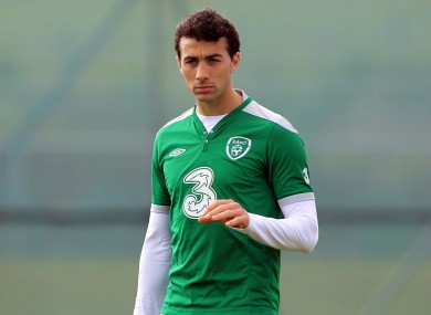 Fulham's Stephen Kelly will captain Ireland for the first time when they play Uruguay in a friendly in Dublin tomorrow night.