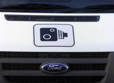File photo of one of the garda camera vans operated by GoSafe.