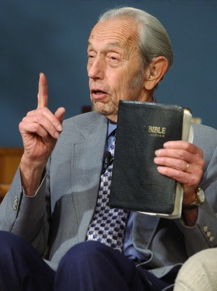 Any plans for the weekend? Harold Camping speaks on television in 2002