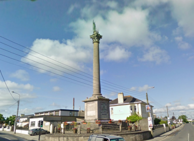 The monument to the Duke of Wellington at Trim in Co Meath, the site of an apparent pipe bomb attack last month.