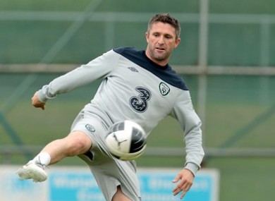 Keane is now a major doubt for the Euro 2012 qualifier on Saturday.