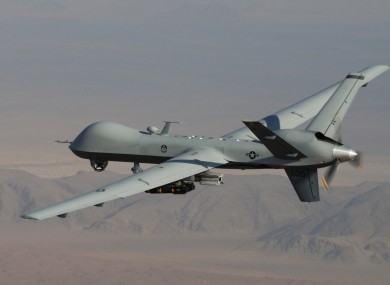 A US drone was used to carry out the airstrike.