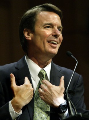 10 March 2009 photo of former presidential candidate John Edwards.
