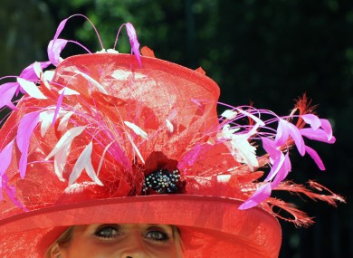 A hat on display at Ladies' Day 2010