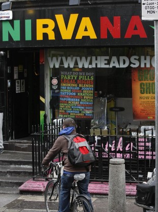 Head shops have been outlawed in Ireland, but Ireland youth's are still more likely to have taken 'legal high' drugs than those of any other EU country.