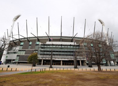 The Melbourne Cricket Ground.
