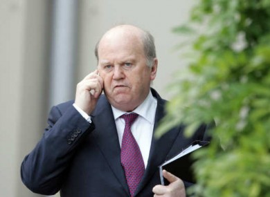 Michael Noonan - an owner of German government bonds - won't be happy by the prices the markets are setting for Ireland today.