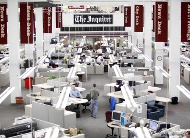 The Philadelphia Inquirer newsroom