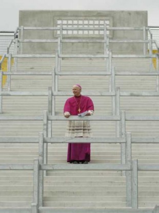 File photo of Archbishop Dermot Clifford at the blessing of Croke Park's Hill 16 in 2005.