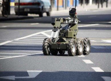 File photo of Army Bomb Disposal team equipment.