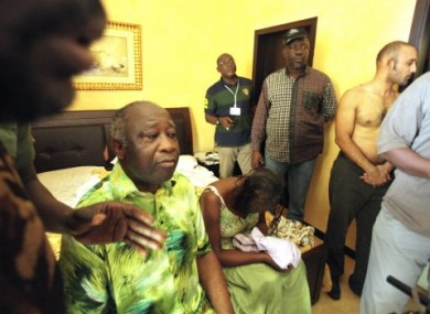 Laurent Gbagbo and his wife on 11 April when they were captured and arrested by forces loyal to the democratically-elected Alassane Ouattara