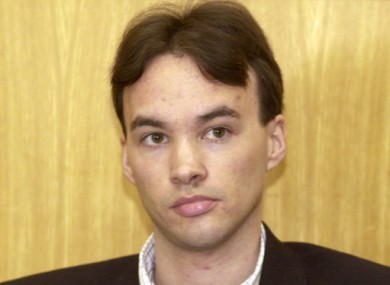 File photo of Magnus Gäfgen from July 2003.