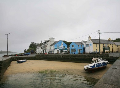 General view of Crookhaven in Cork, where the yacht was due in