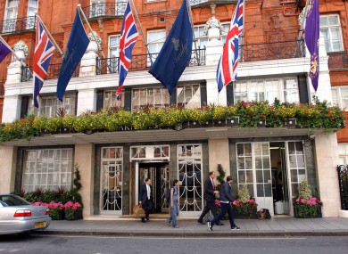 The famous Claridges hotel in London is one of those involved in today's major deal.