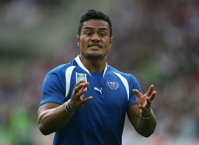 Fuimaono-Sapolu has gotten intto trouble with Gloucester in the past for expressing controversial thoughts on Twitter.