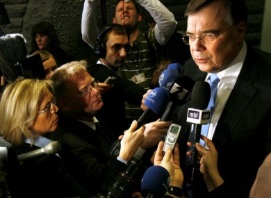 File photo from January 2009 of then-PM Geir Haarde.