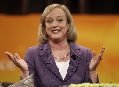 Meg Whitman is in at HP.