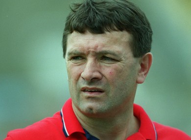 Jimmy Barry Murphy on the sideline during his last.