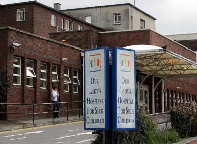 Our Lady's Hospital for Sick Children in Crumlin (File photo)