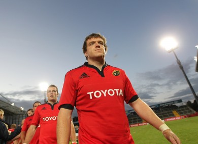 Sherry has featured in Munster's pre-season games.