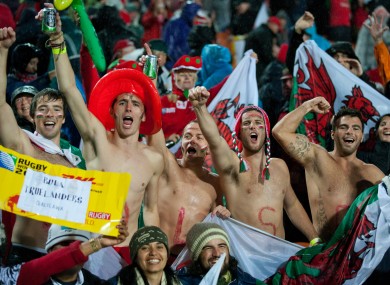 Wales fans are on the move too ahead of Saturday.