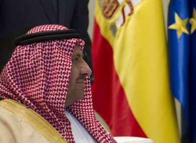 Saudi Arabia's Crown Prince Sultan bin Abdul Aziz Al Saud in Spain in 2010.