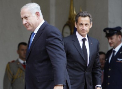 Israeli Prime Minister Benjamin Netanyahu and French President Nicolas Sarkozy in 2010