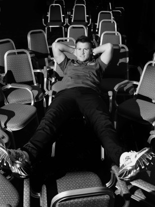 Simon Cox relaxes at the team hotel in Malahide this week.