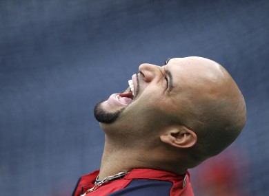 Albert Pujols: laughing all the way to the bank.