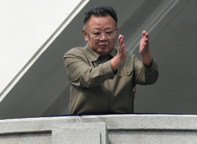 Kim-Jong-il at a military parade in 2010